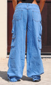 PANTALON CARGO JEAN - Dosmbstyle